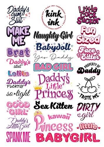 Review: Kink Ink Daddy’s Little Girl Temporary Tattoos