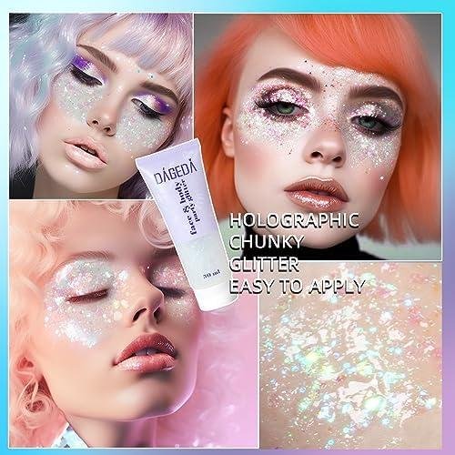 Sparkle Up Your Makeup Game with DAGEDA ‌Body Glitter⁢ Gel!