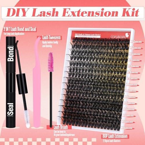 Review: ​CORUSCATE Lash Clusters Kit - DIY Fluffy Eyelash Extensions